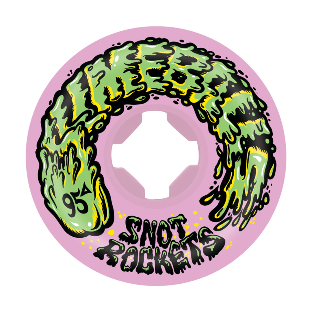 SLIME BALLS WHEELS SNOT ROCKETS PASTEL PINK 95A 54mm