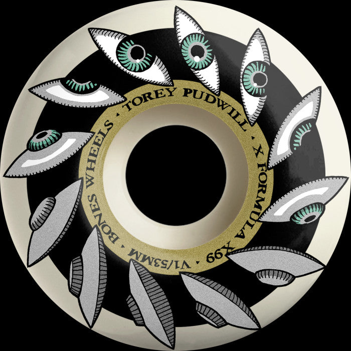 BONES WHEELS - PUDWILL EYEING SAUCER XF V1 STANDARD 99A (53)