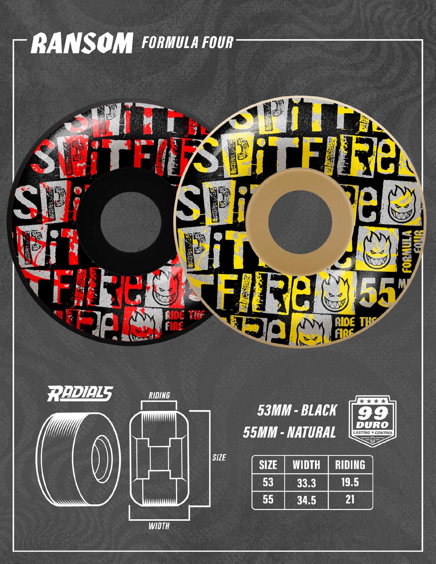 SPITFIRE F4 TEAM - RANSOM RADIAL 55