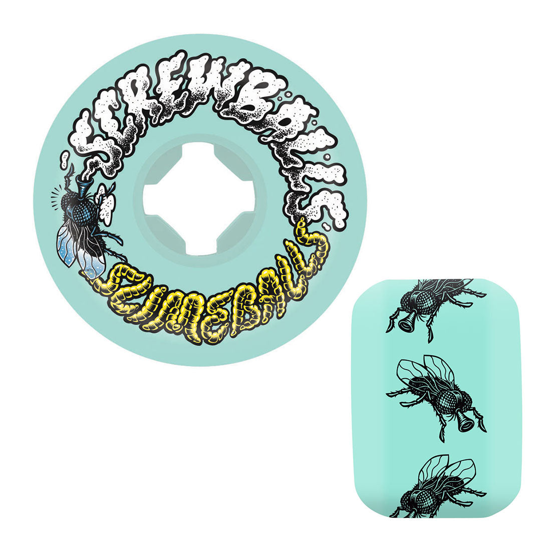 SLIME BALLS WHEELS SCREW BALLS SPEED BALLS GREEN 99A 53mm