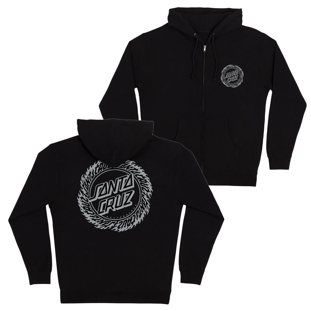 SANTA CRUZ ZIP FLAME RINGED DOT