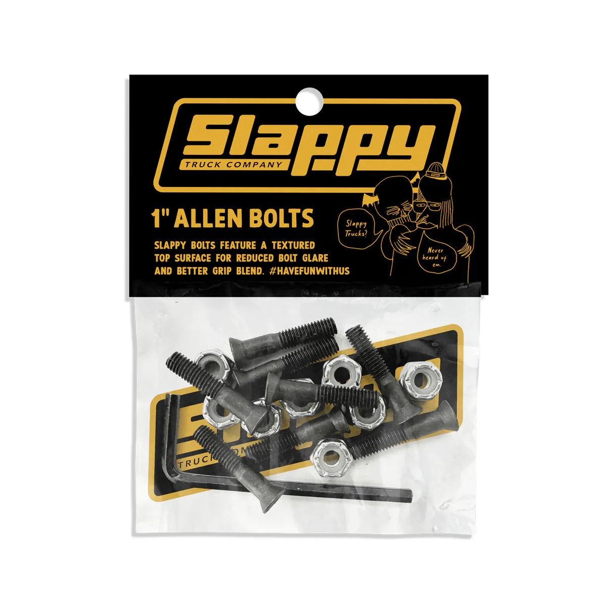 SLAPPY - 1" ALLEN GRIP TIP BOLTS