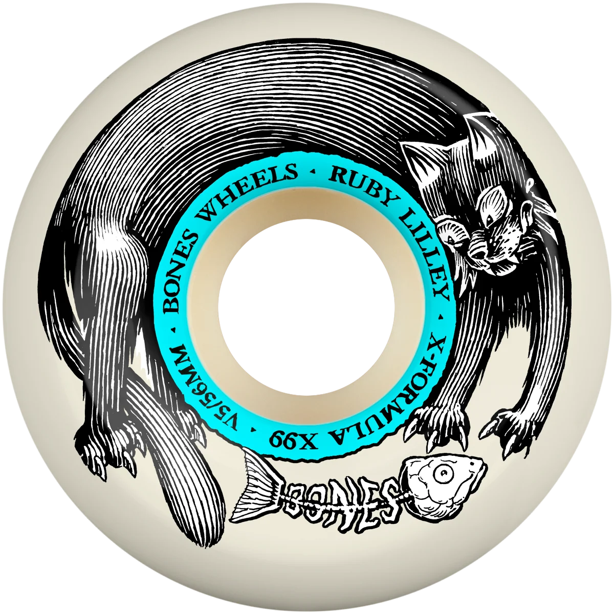 BONES WHEELS - XF RUBEY LILLEY CAT V5 SIDECUTS 99A (56)