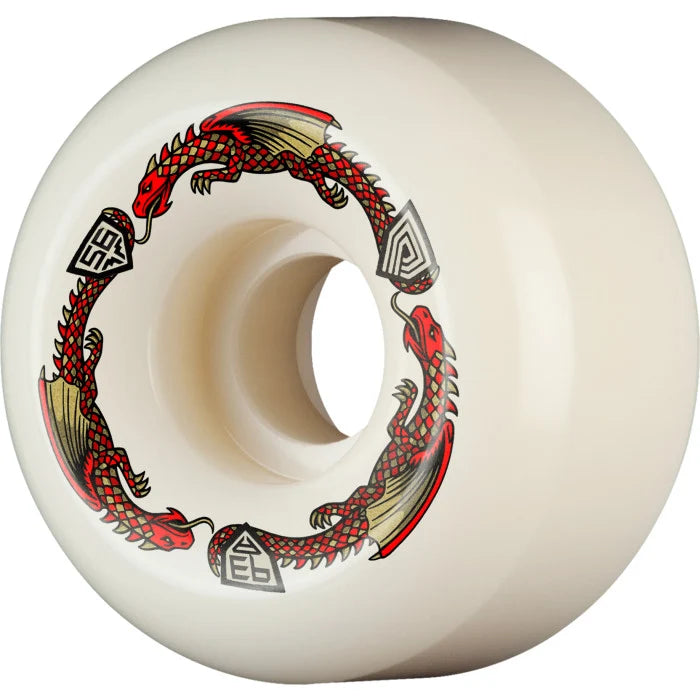 POWELL PERALTA - DRAGON FORMULA WHEELS V6 93A RED (56MM X 36MM)