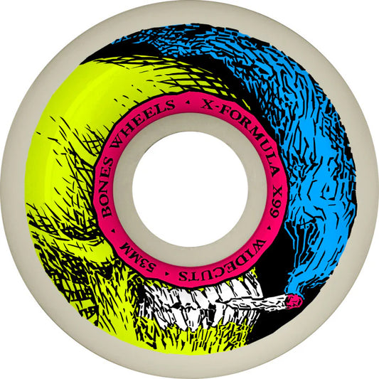 BONES WHEELS - XF SMOKIN SKULL V6 WIDECUT 99A (53)