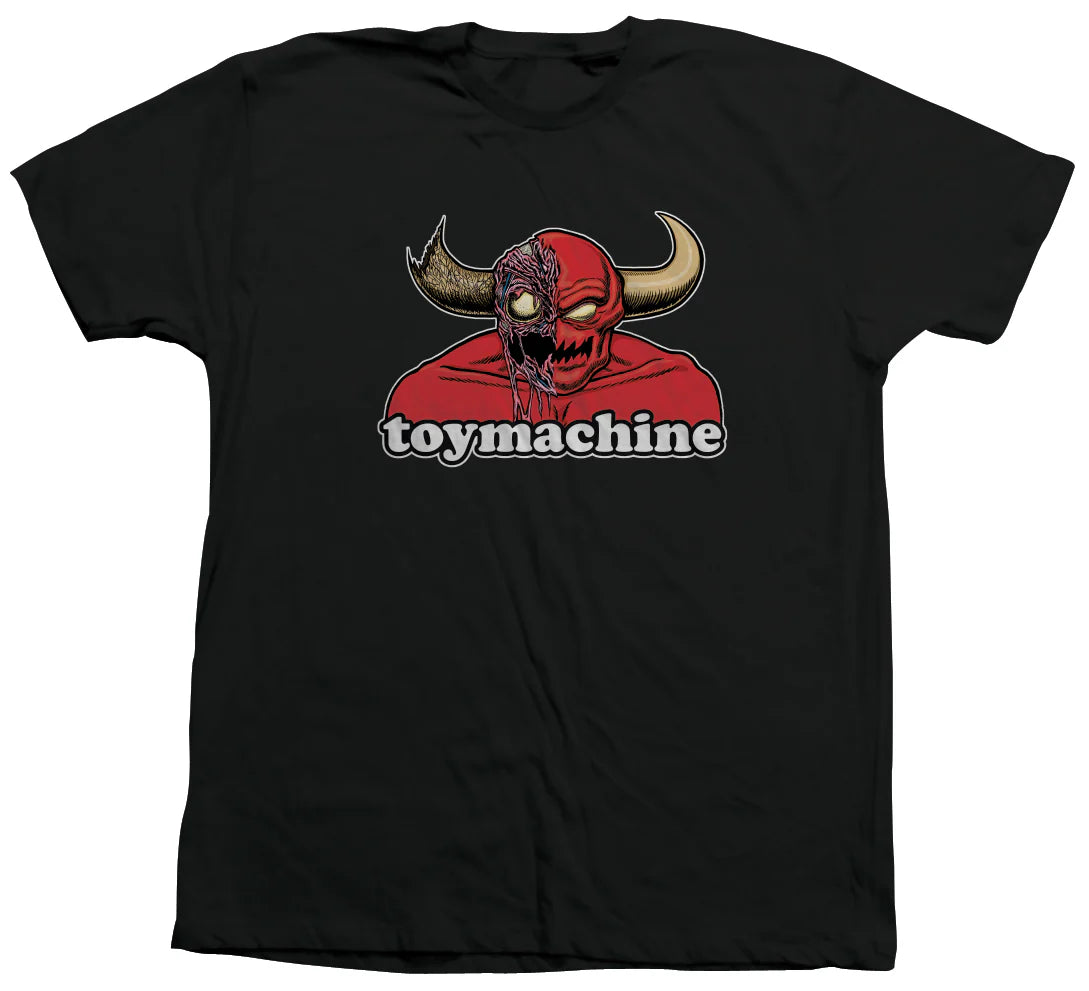 TOY MACHINE - FACE MELT TEE BLACK