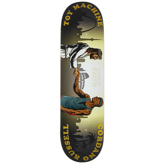 TOY MACHINE - RUSSELL SKATE BY FAITH DECK (8.5)